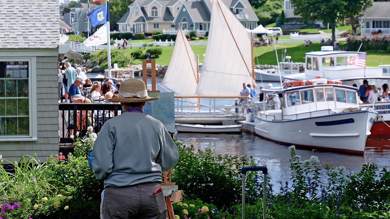 Painting Competition - Ogunquit, Maine's Perkins Cove Plein Air Art Event